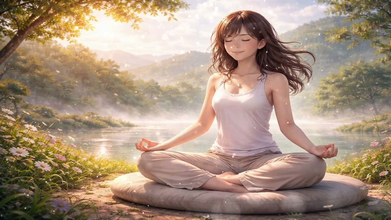 Deep Focus Meditation Music | Calm Nature Sunrise for Deep Relaxation & Mindfulness