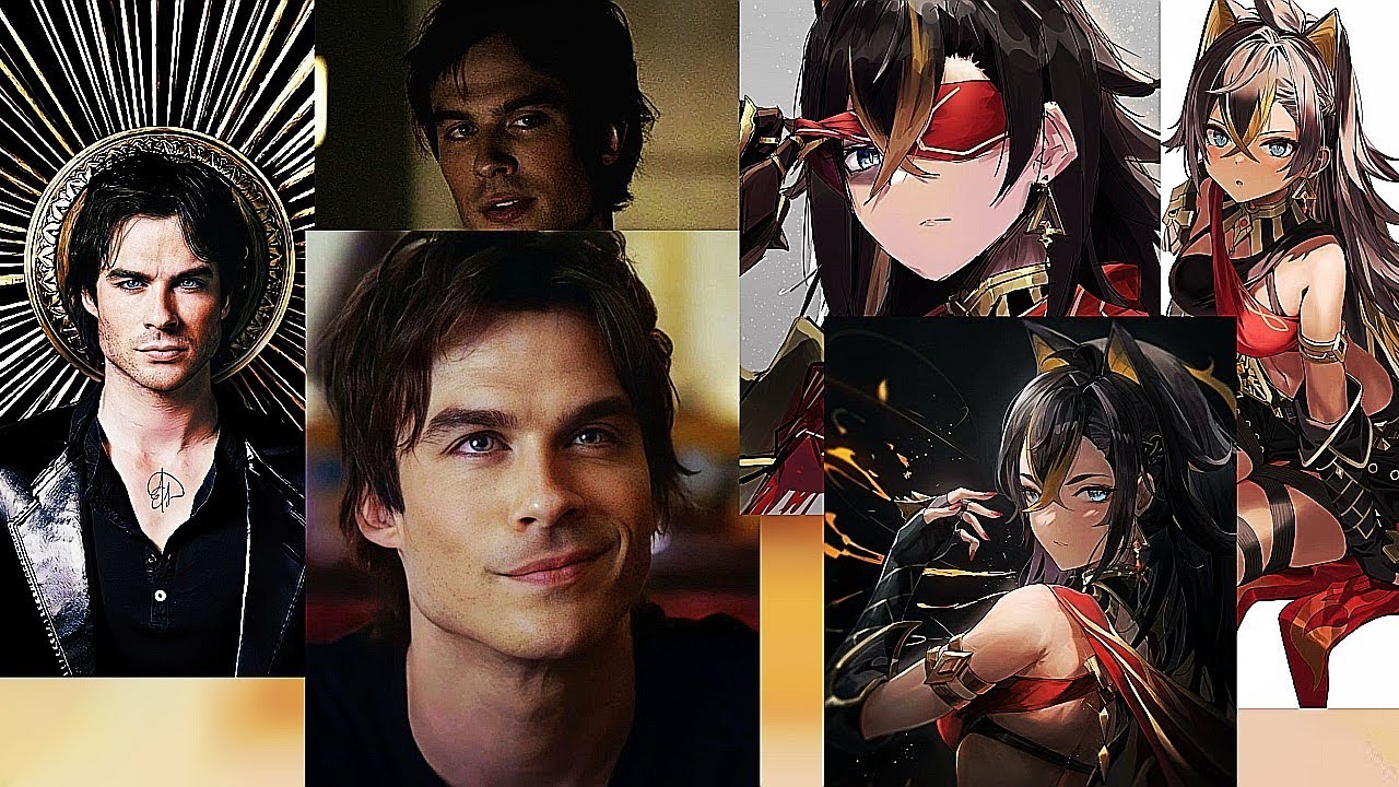 TVD react to Damon as Dehya/Реакция Дневники вампира на Деймон это Дэхья. НА ЗАКАЗ