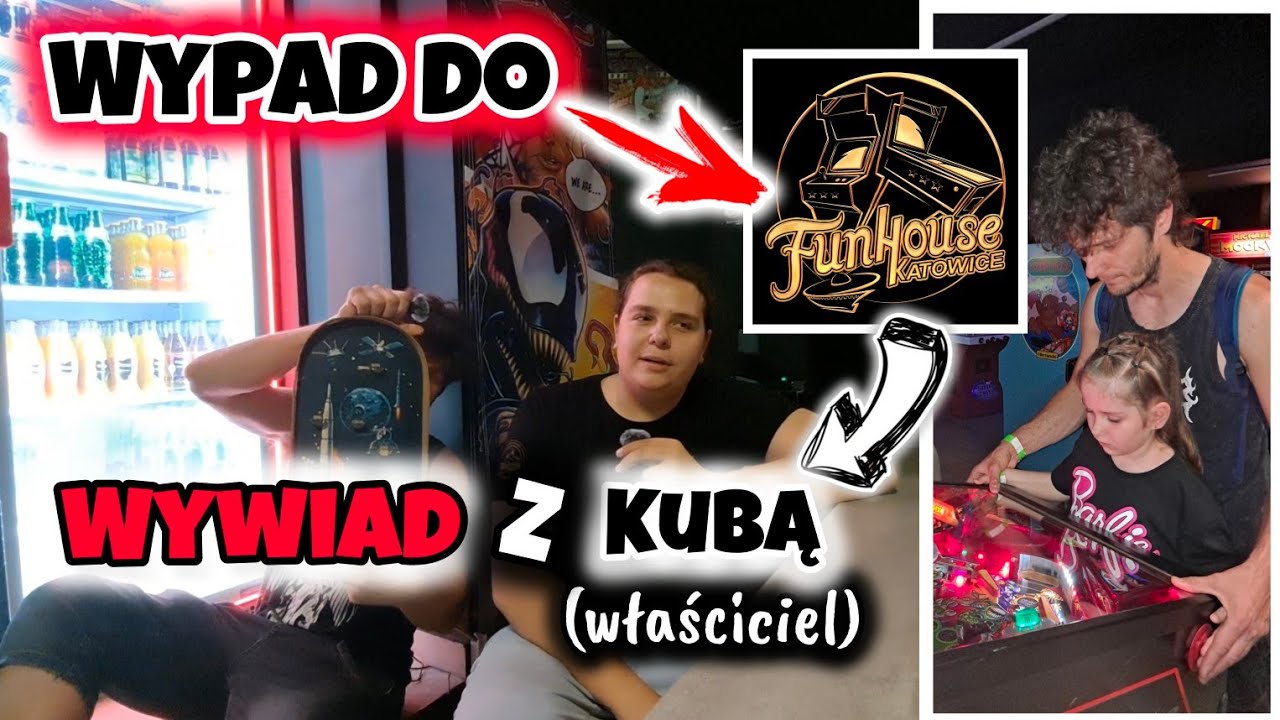 Wypad do FUNHOUSE ARCADE PINBALL Katowice i WYWIAD z Właścicielem - Młody Chłopak z OGROMNĄ Pasją!