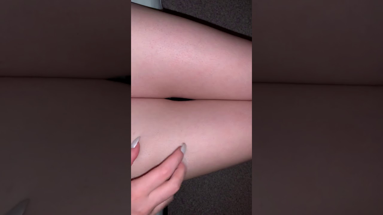 ASMR OR CALL IT HOW TF YOU WANT BUT I’M SCRATCHING MY LEGS WITH MY LONG REAL NAILS! Enjoy