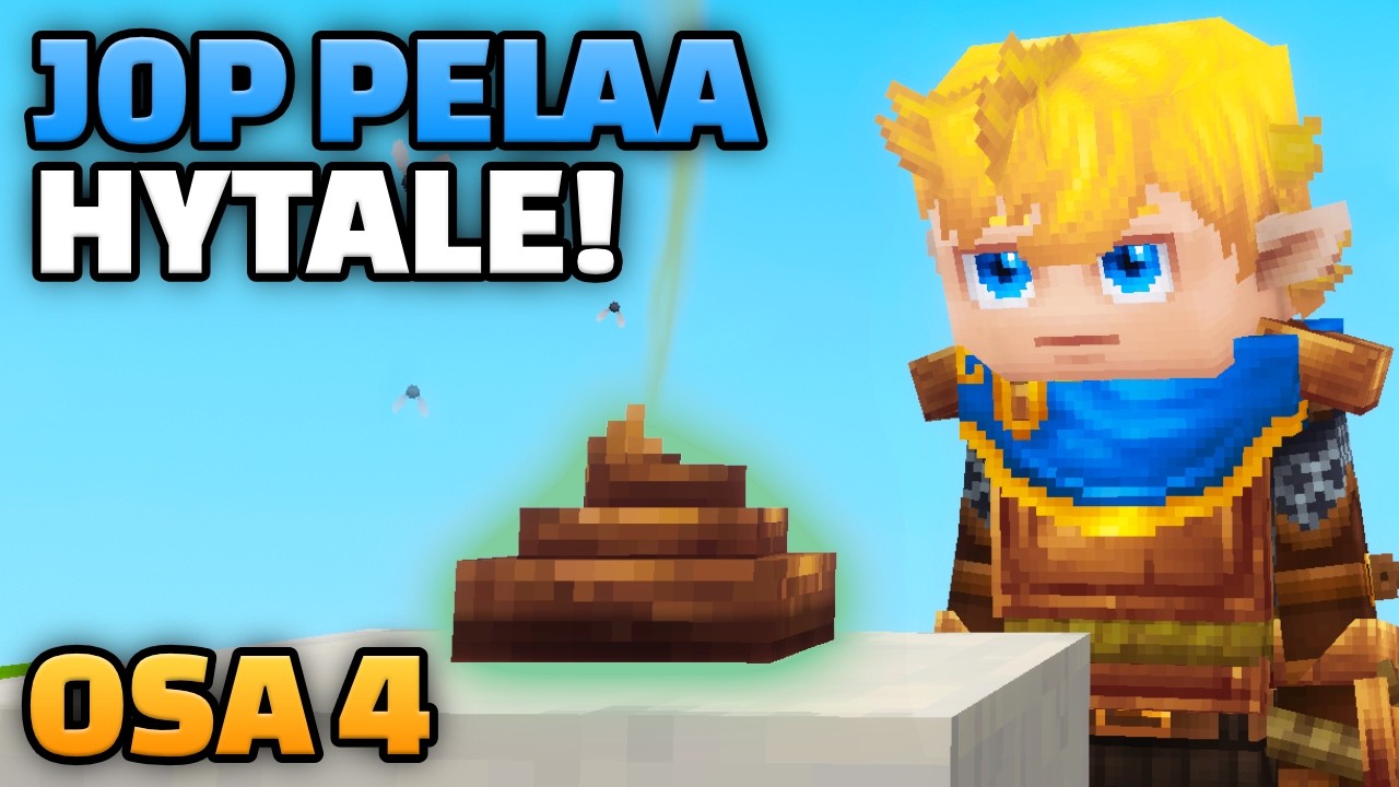 💩 ja päivitystä reppuun!  - J0P Pelaa Hytale! | Osa 4
