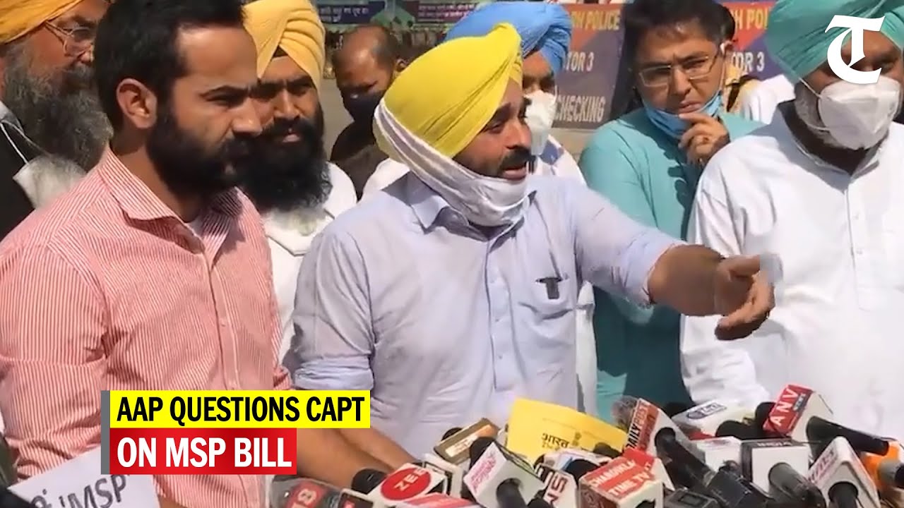 Bhagwant Mann questions Punjab Government over delay in bringing Bill on MSP