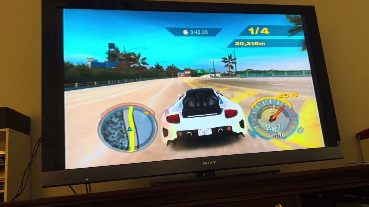 Need For Speed Undercover PS2 Timed Circuit Mega 47,226 Meters 