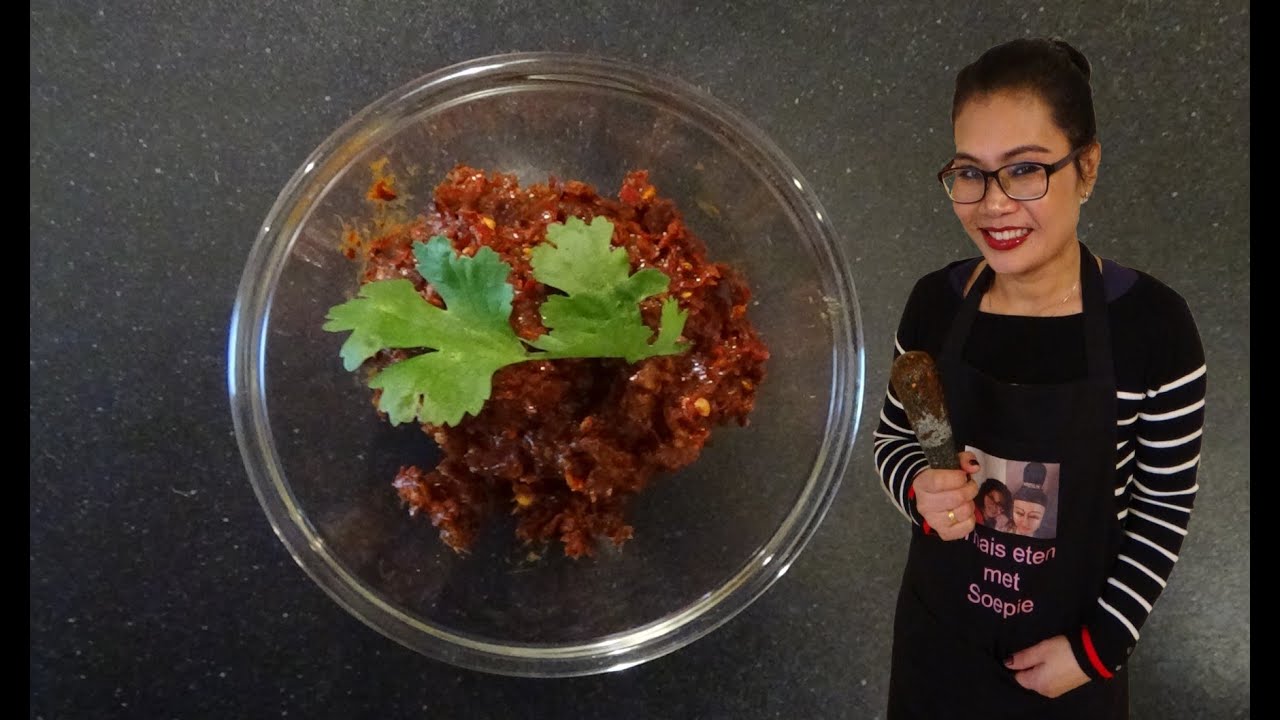 Thaise sambal, video #73 Thais eten in Nederland met Soepie