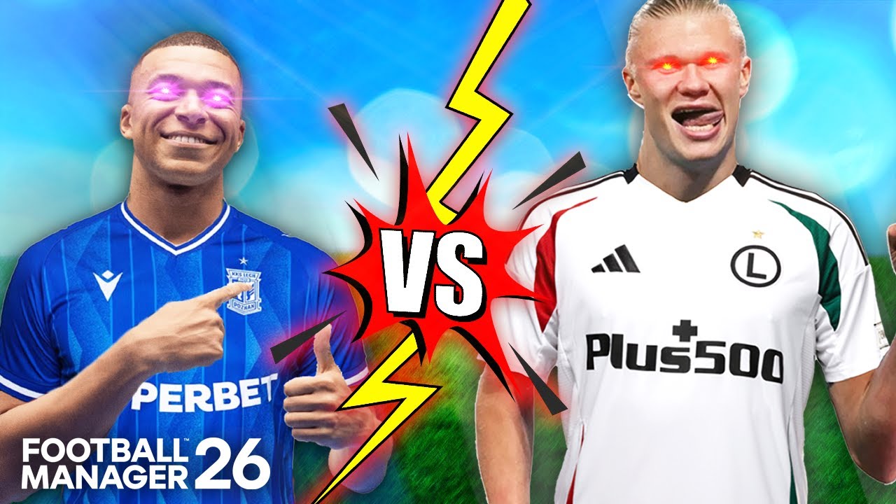 HAALAND & MBAPPE vs EKSTRAKLASA! Symuluję 10 sezonów w Football Manager 26!
