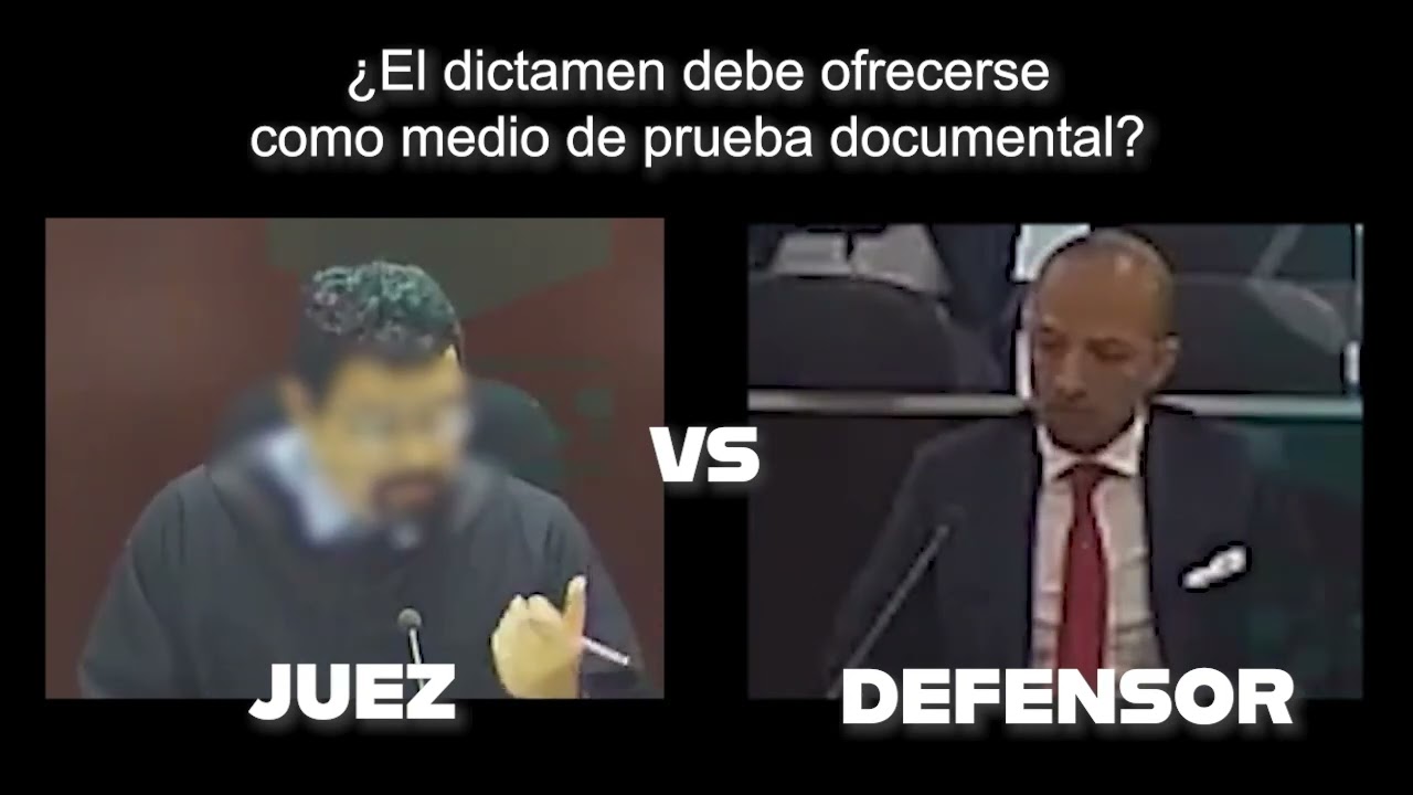 ENFRENTAMIENTO POR OFRECIMIENTO DE UN DICTAMEN PERICIAL. Audiencia Intermedia