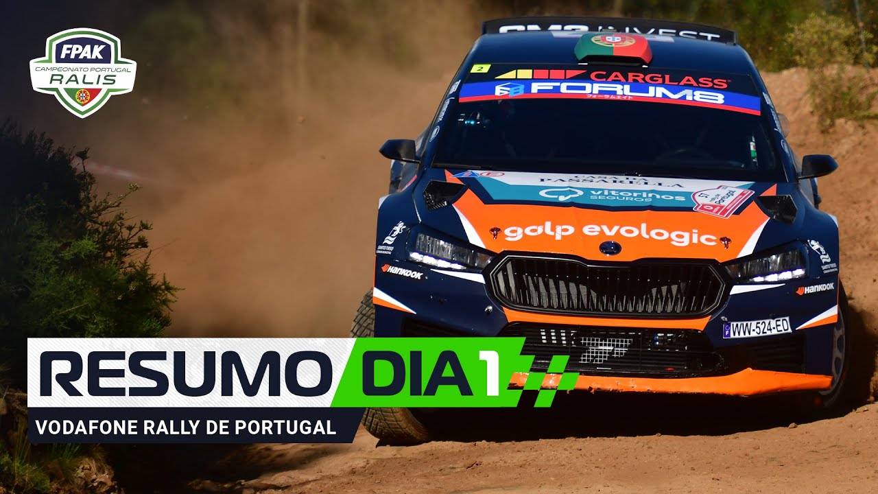 Resumo Dia 1 ⎸ CPR Vodafone Rally de Portugal 2025