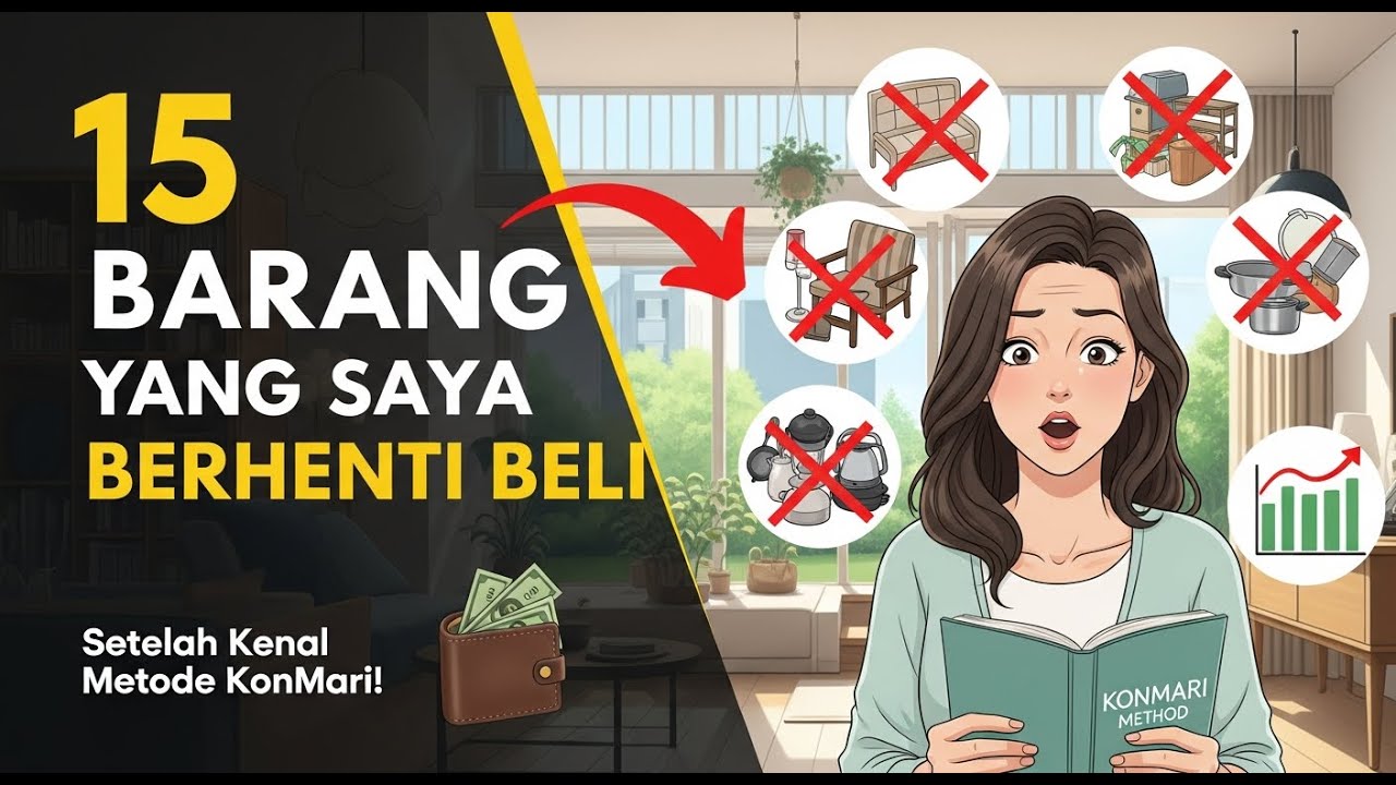 15 Barang yang Saya Berhenti Beli Setelah Kenal Metode KonMari.