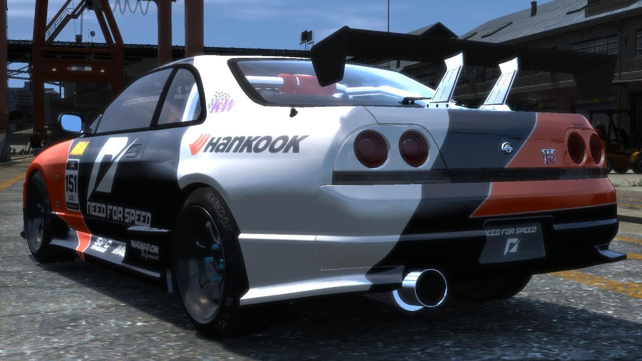 GTA IV Team Need For Speed Nissan Skyline GT R R33 Vspec   Drift