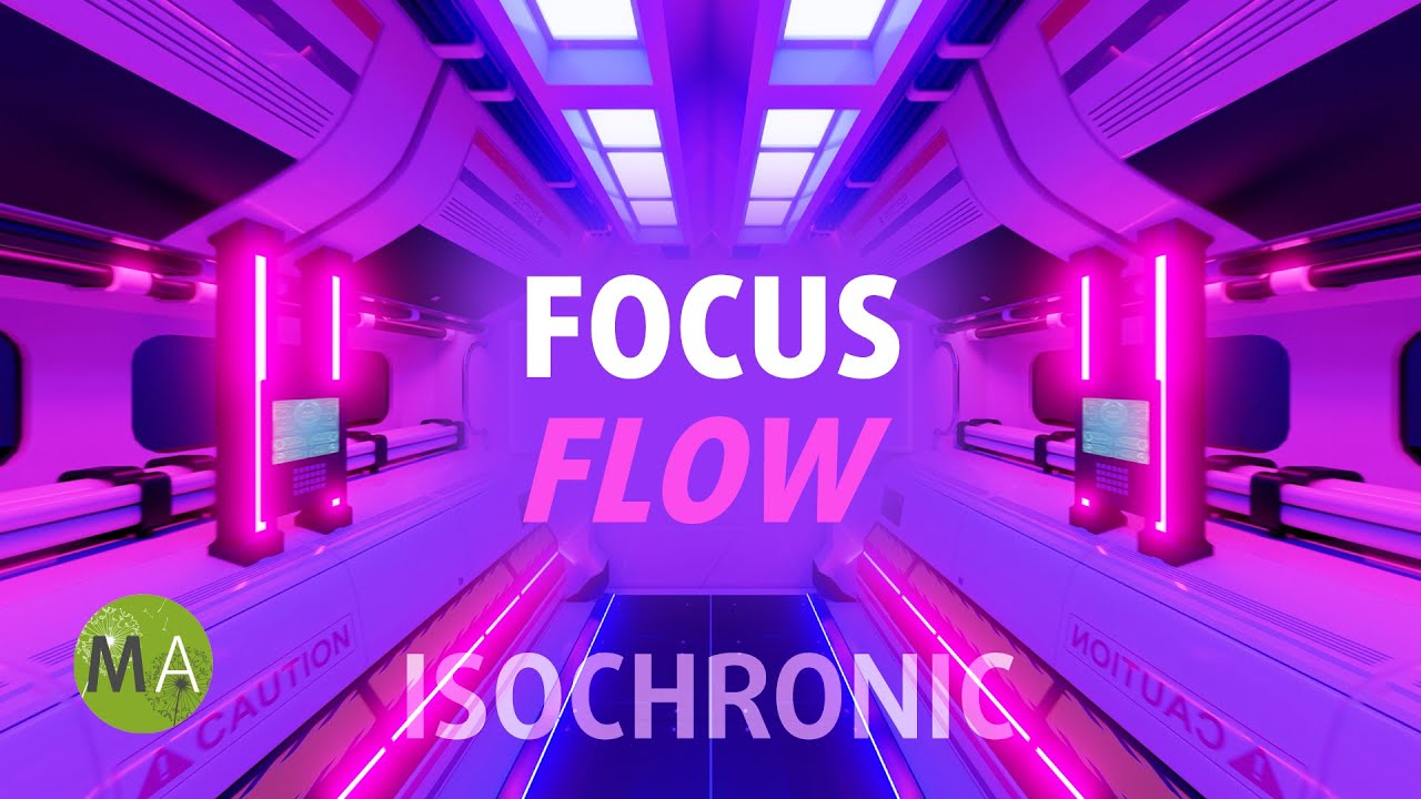 Enter Focus Flow Deep Concentration - Synthwave Mix + Isochronic Tones