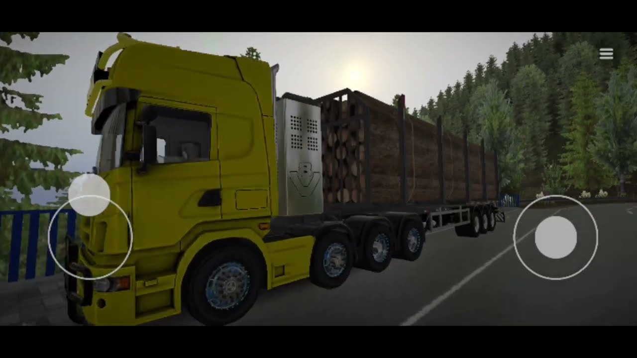 Universal Truck Simulator Tree Wood hard mission 😮😯