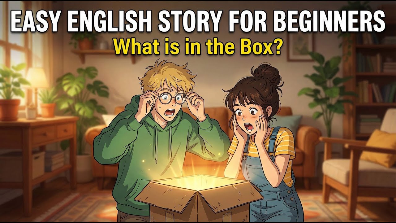 Easy English Story for Beginners (A1 Level): What is in the Box? 📦