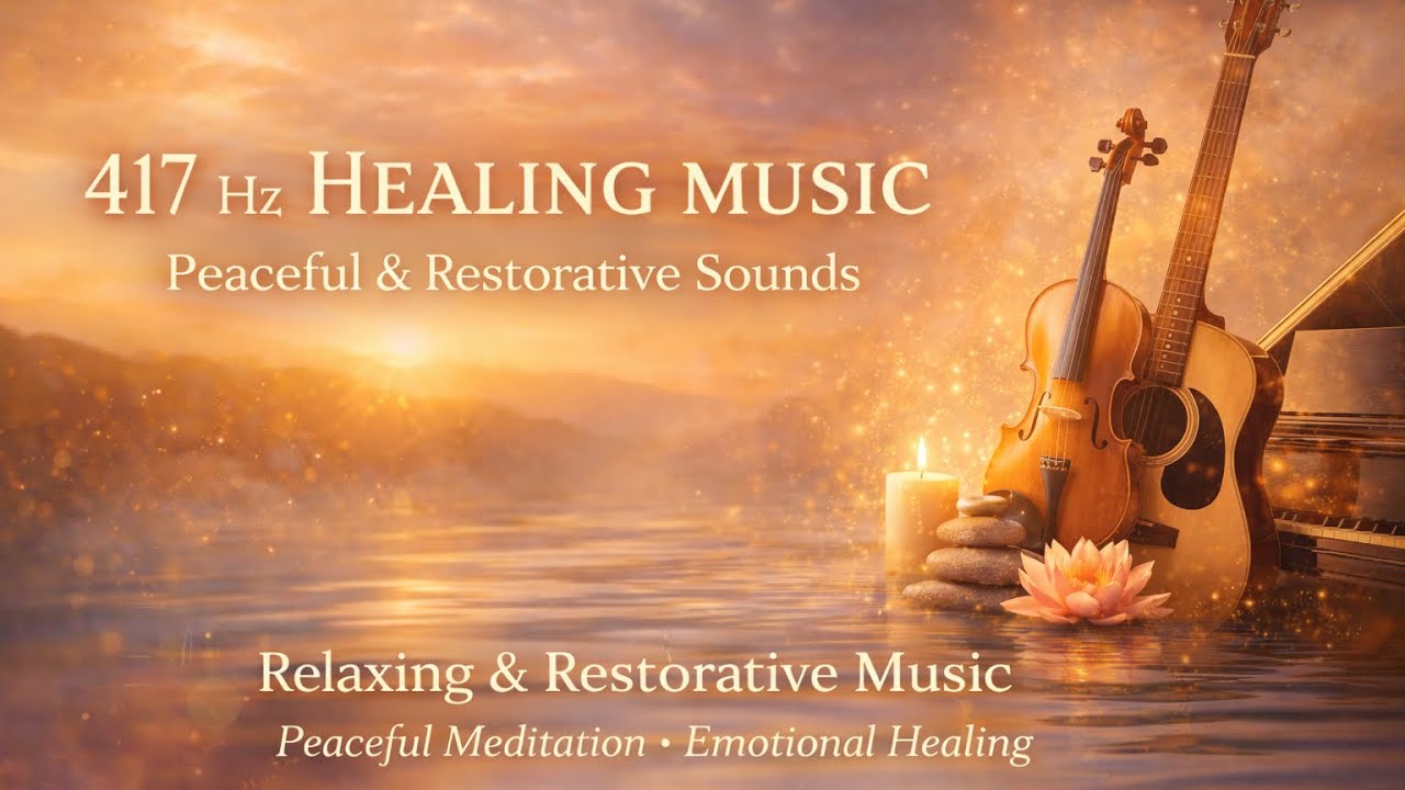 417 Hz 🎹 guitar 🎷— MÚSICA QUE TRAE TRANQUILIDA y Renovación..
