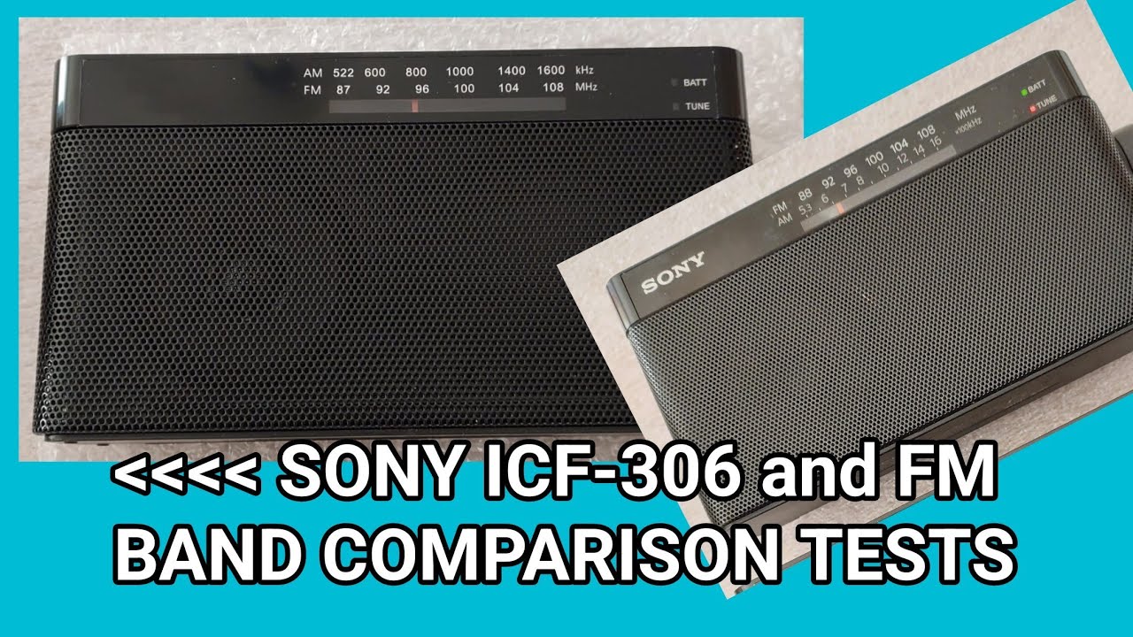 SONY ICF-306 ve ÇİN MALI TAKLİDİ RADYOLARDA FM BAND ÜZERİNDE KARŞILAŞTIRMA 