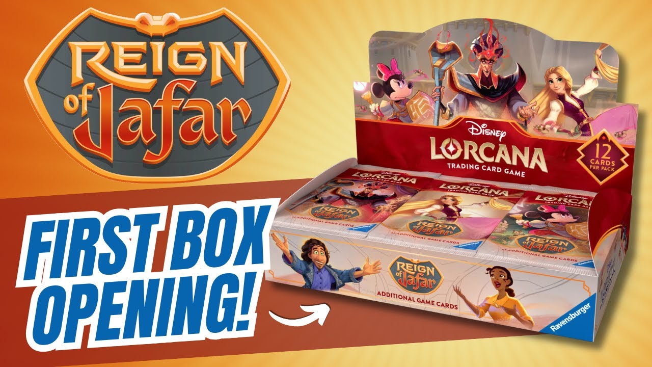 EARLY Reign of Jafar Booster Box Opening! - Our First Look at Disney Lorcana’s New Set!