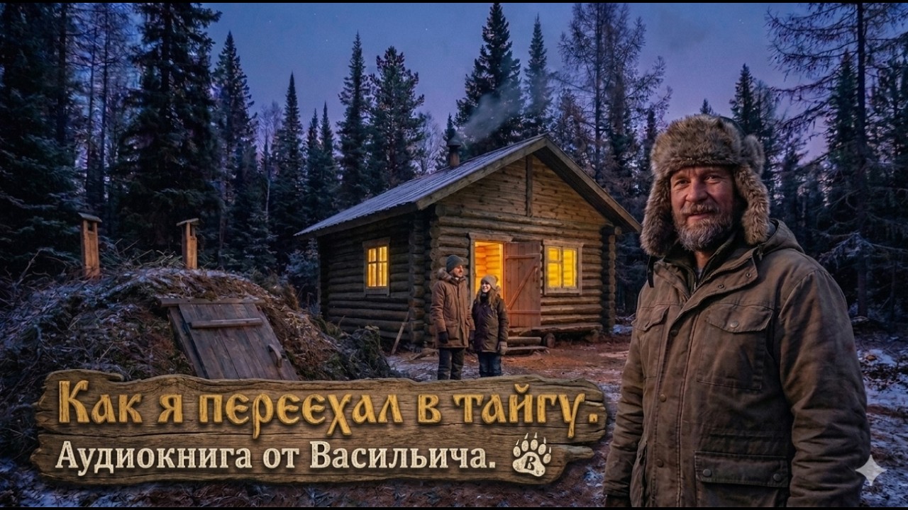 Как я переехал в тайгу.   Аудиокнига от Василича