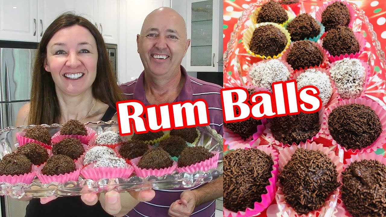 Easy Christmas Rum Balls Recipe