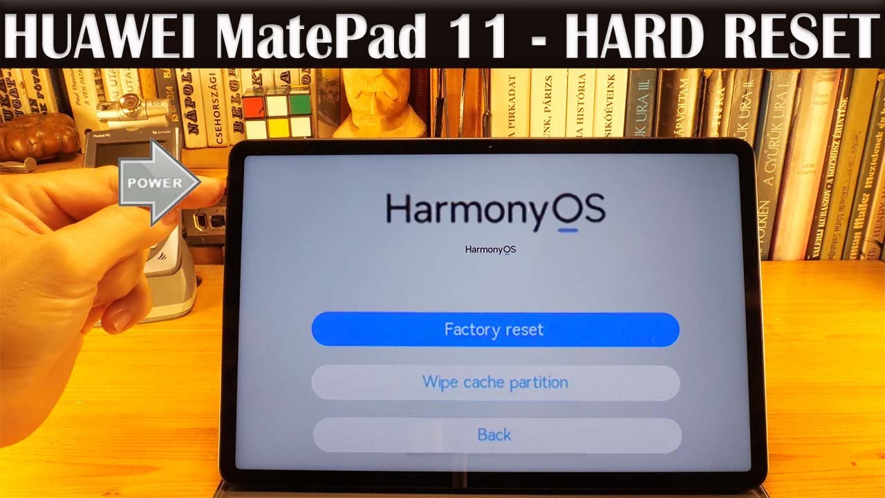 Huawei MatePad 11 Hard Reset (Factory Reset)