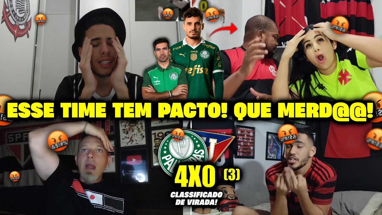 BORA RIR DAS REAÇÕES DOS RIVAIS DESCONTROLADOS APÓS O VERDÃO SE CLASSIFICAR DE VIRADA CONTRA A LDU 
