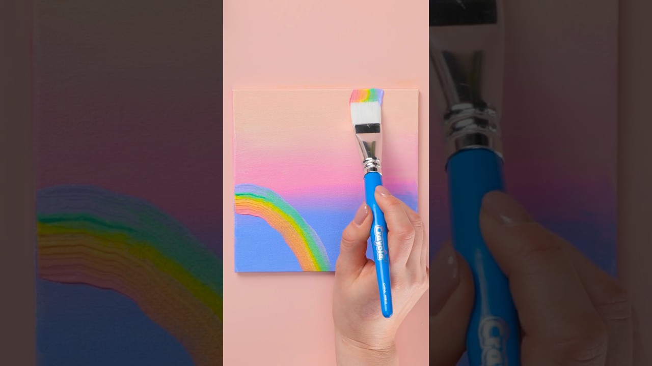 Fun & Easy Rainbow Painting for Kids 🌈