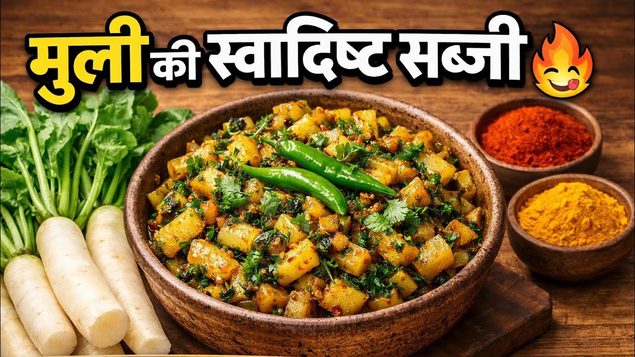 ऐसे मूली की सब्जी बनाओगे तो सब उंगलियां चाटते रह जाएंगे 🤤👌