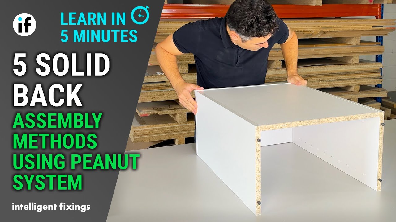 5 SOLID BACK ASSEMBLY METHODS | PEANUT Connecting System