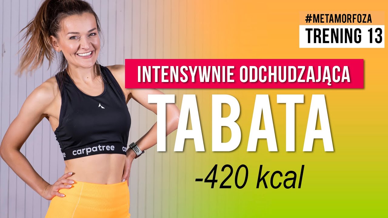 Trening 13: Intensywna TABATA X6 🔥 Wyzwanie METAMORFOZA 🔥  Monika Kołakowska