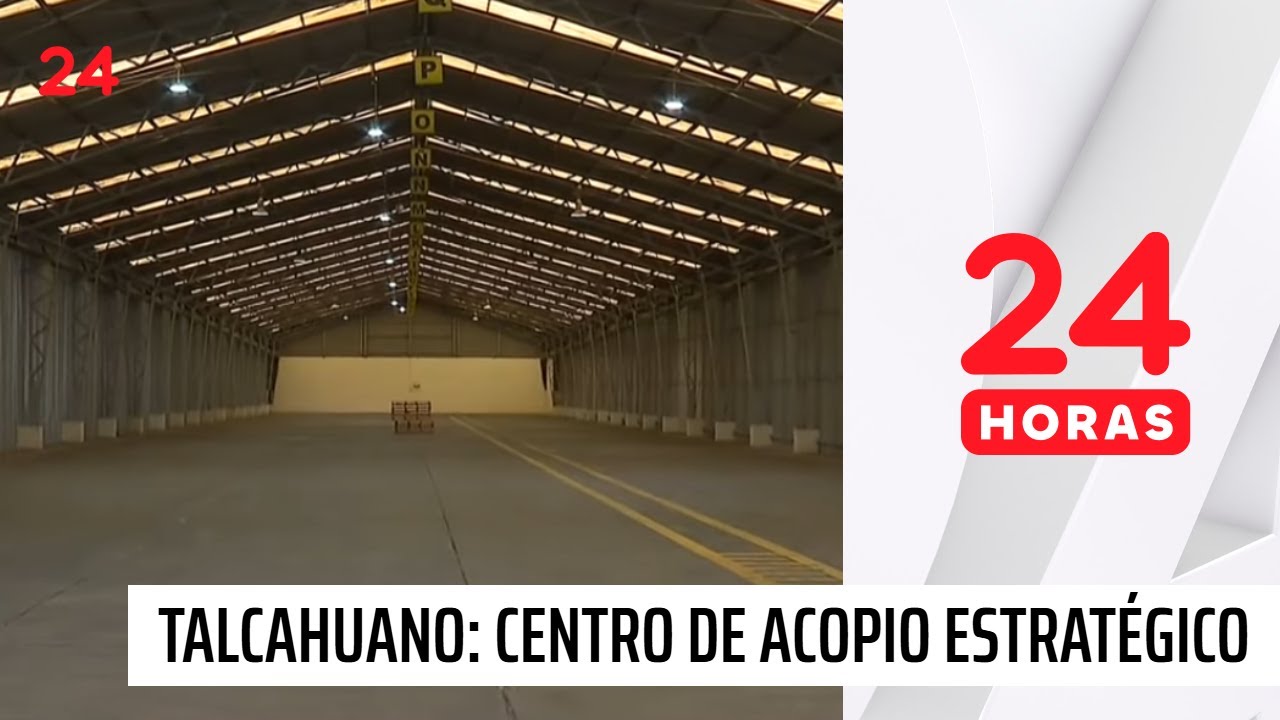 Llegan camiones a Talcahuano con ayuda para damnificados por los incendios | 24 Horas TVN Chile