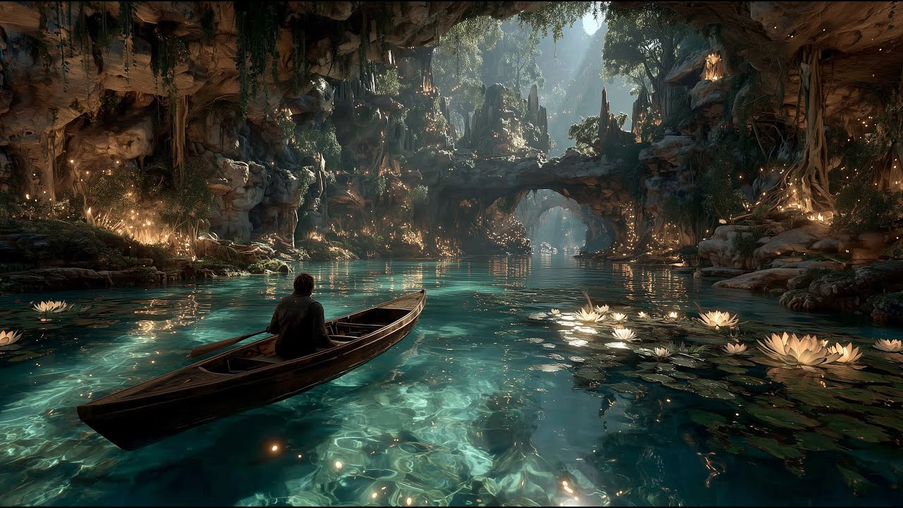 The Hidden Cavern of Light | Medieval Fantasy Music & Relaxing Ambience