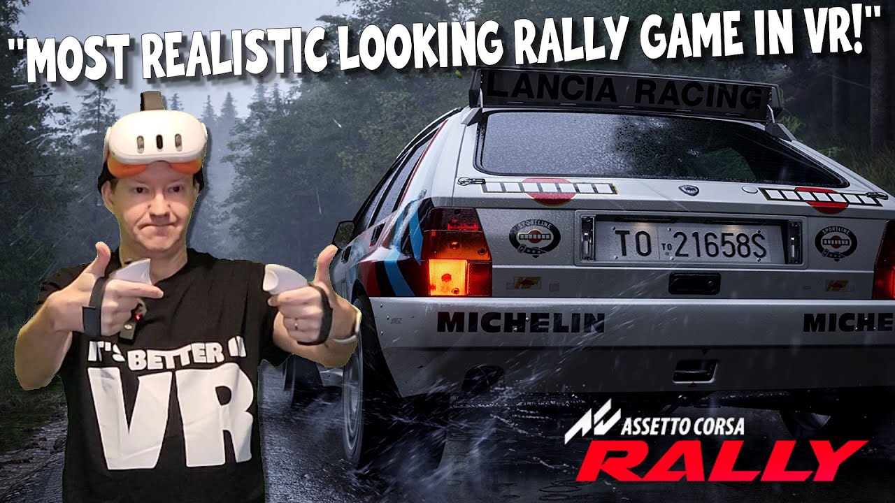 Это самая КРАСИВАЯ раллийная игра в VR на сегодняшний день! - Assetto Corsa Rally #UEVR