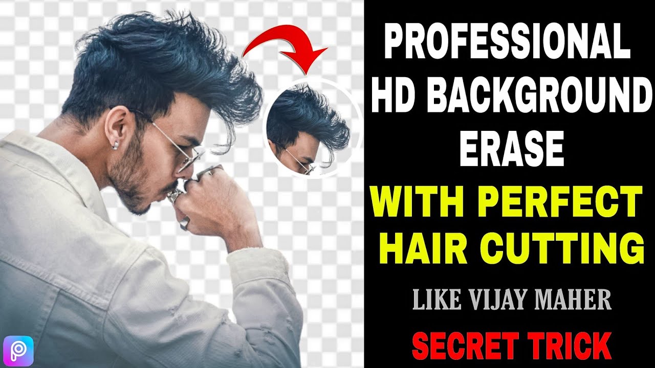 Picsart se HD Photo Background ERASE Pro Trick full tutorial 🔥 @AkayEditz_