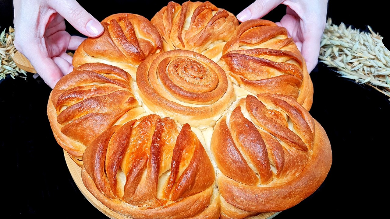 Все думают, что это слоеное тесто. Это совершенно новый метод. Это очень вкусно!