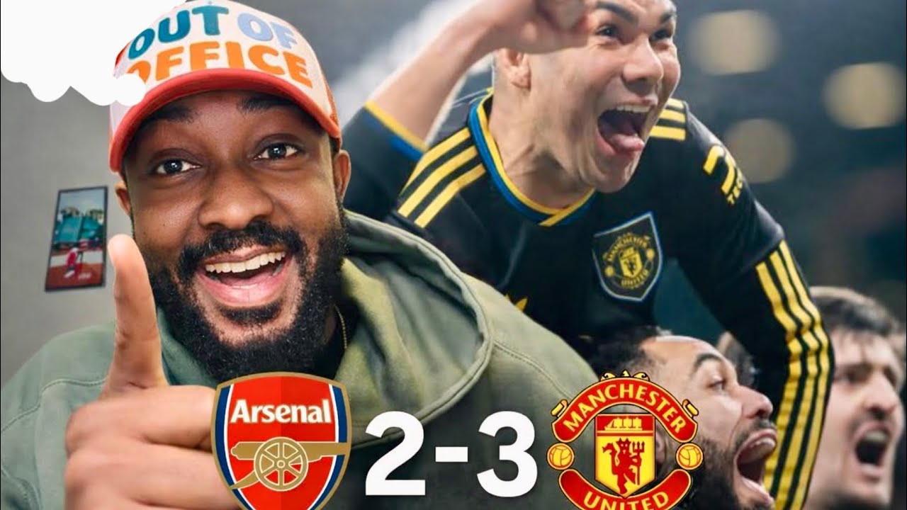 WHAT NOW! You P******* | Arsenal 2 - 3 Manchester United | Premier League match 