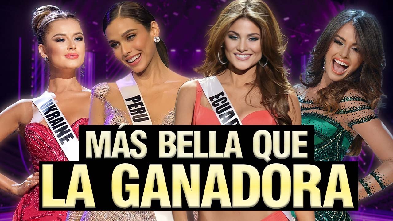 Las SEGUNDAS finalistas MÁS BELLAS del Miss Universo