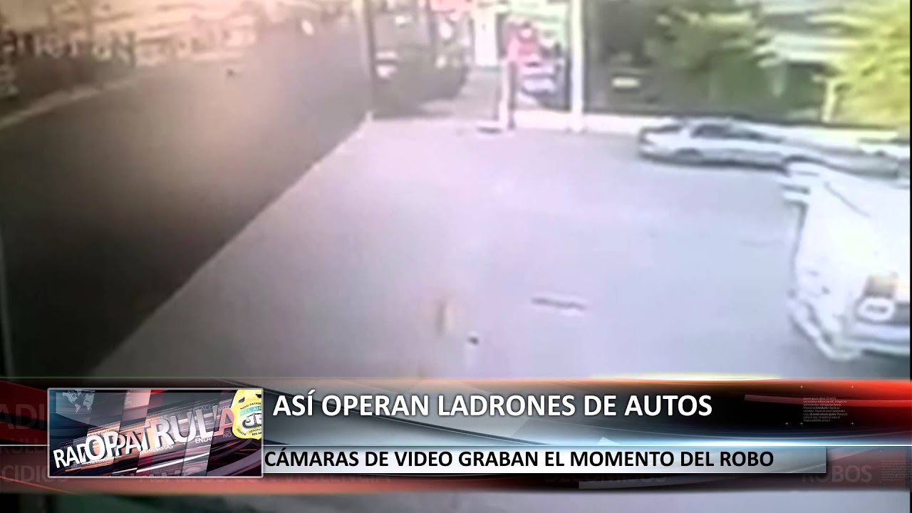 As&iacute; operan ladrones de autos