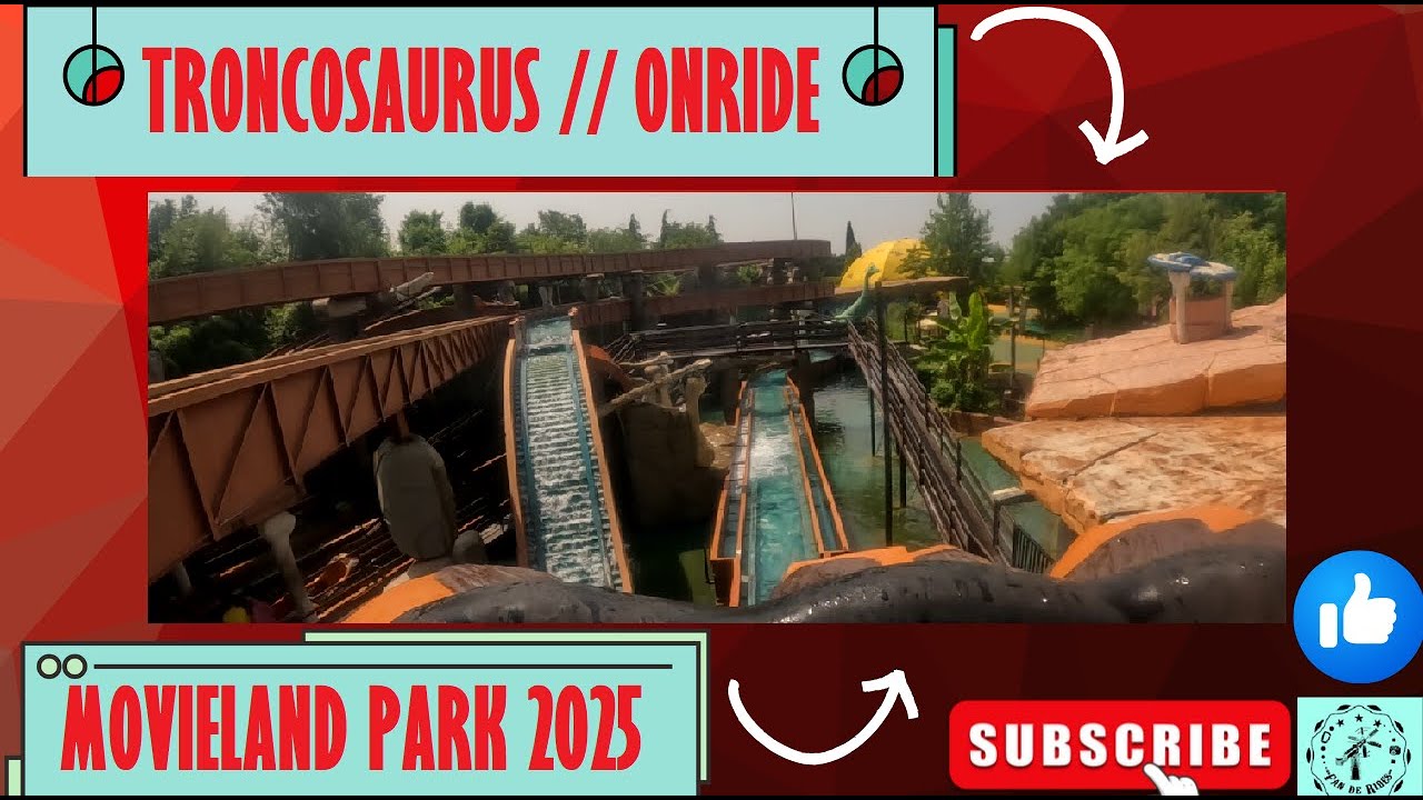 TRONCOSAURUS [Onride] MOVIELAND PARK 2025