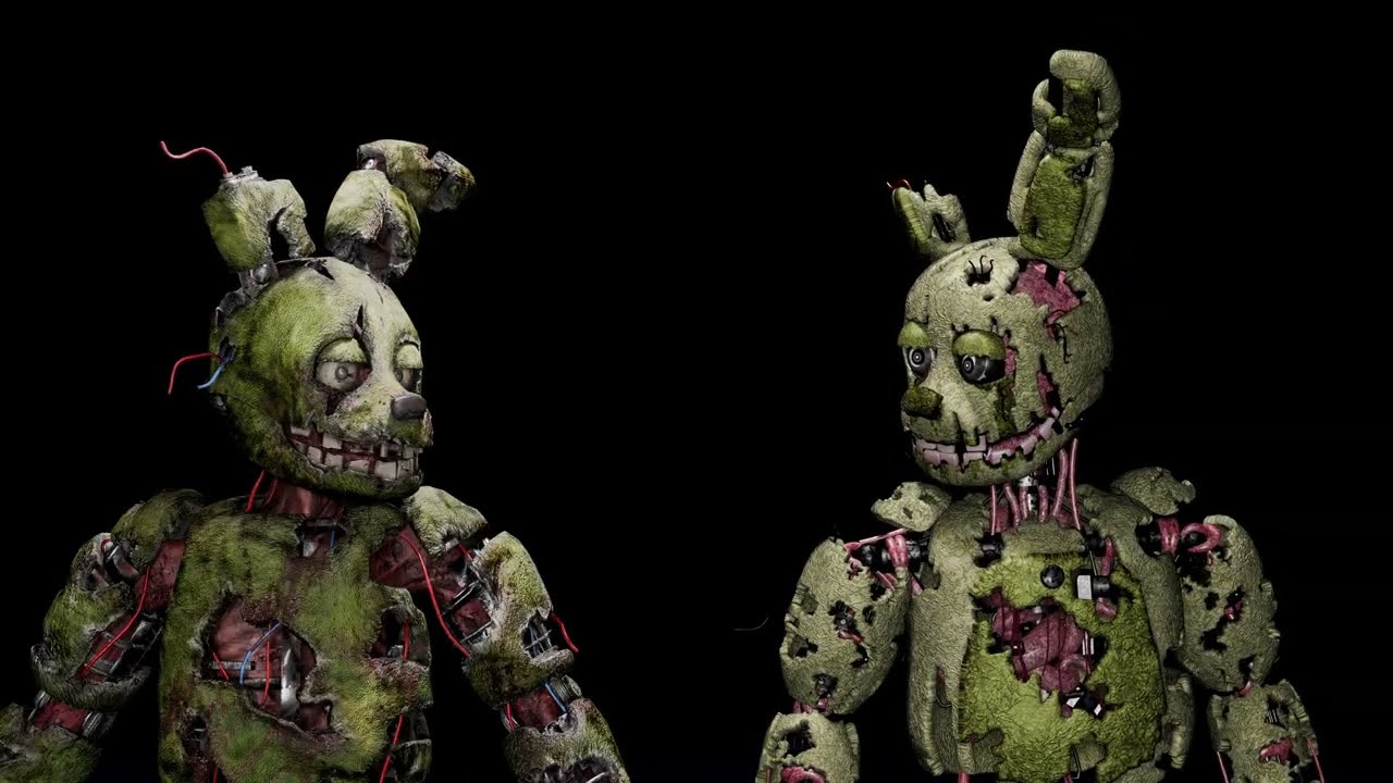 Comparing Springtrap Designs (Dead By Daylight and the Original)