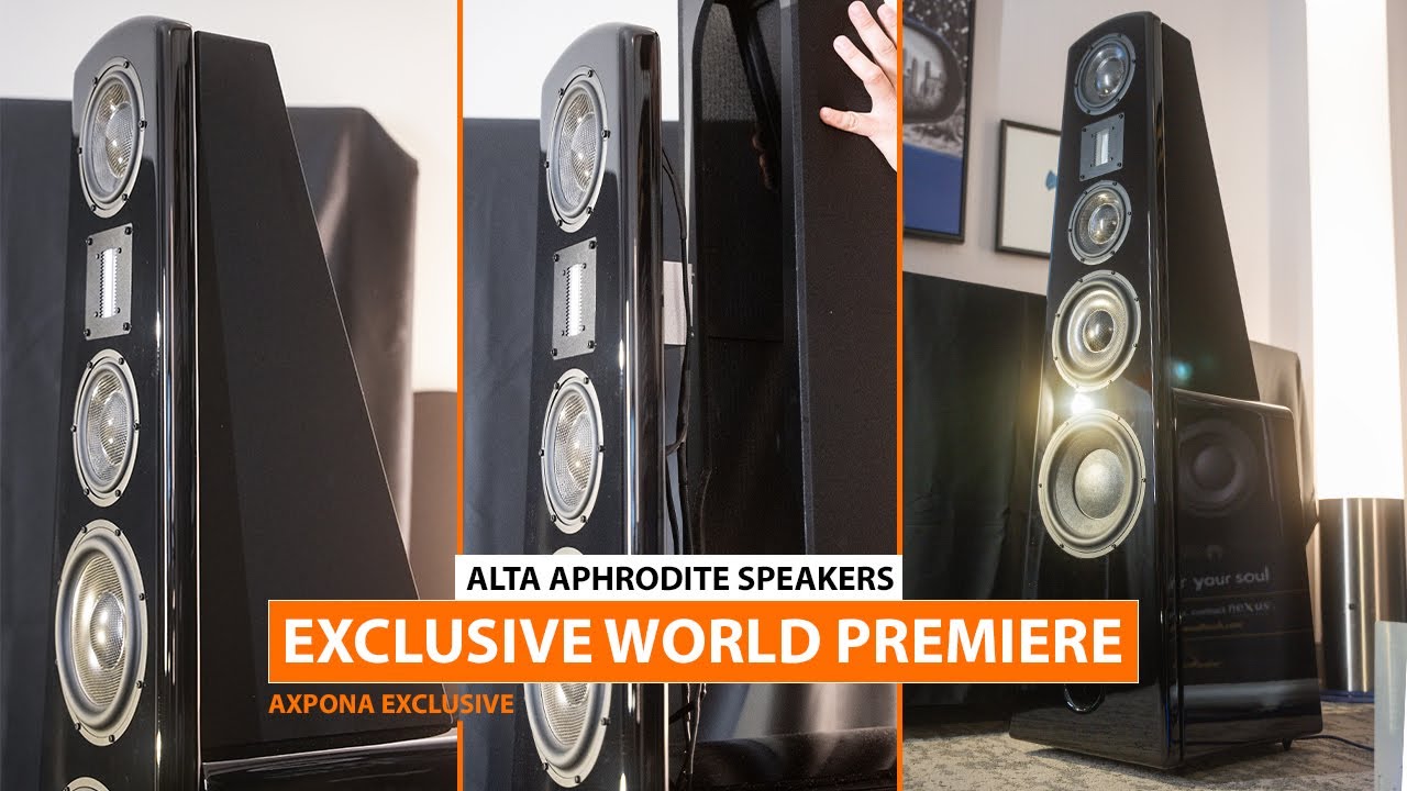 Exclusive LOOK at NEW Alta Audio Aphrodite Speakers!