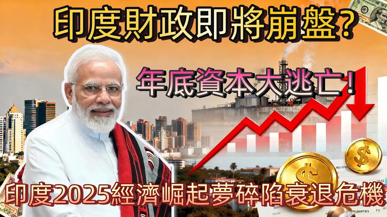 僅差6000萬美元超日本！印度經濟崛起夢碎於外資撤退潮