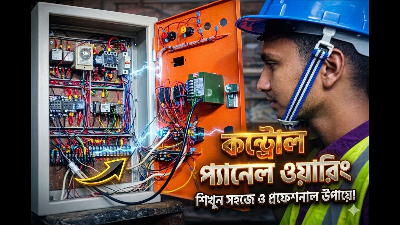 !কন্ট্রোল প্যানেল বোর্ড ওয়ারিং করতে কি কি লাগে Control Panel Wiring #theelectricalmind #electrical