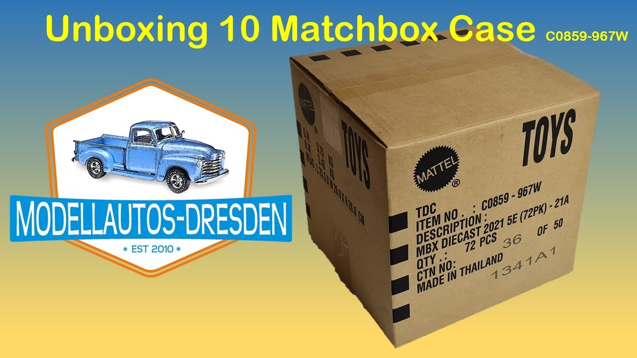 Matchbox Case C0859-967W Unboxing - Modellautos auspacken