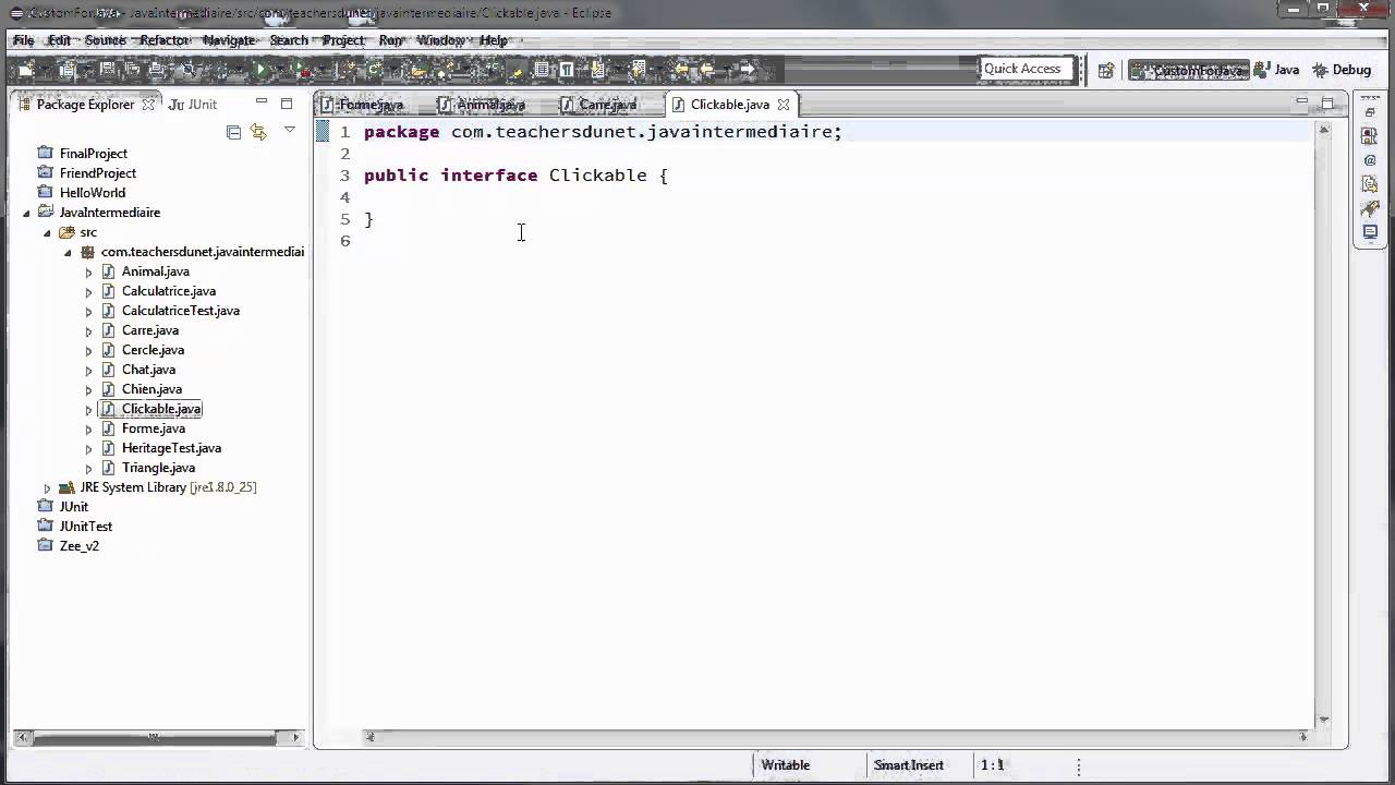 JAVA (Intermédiaire) - 34 - Differences entre classes abstraites et Interfaces