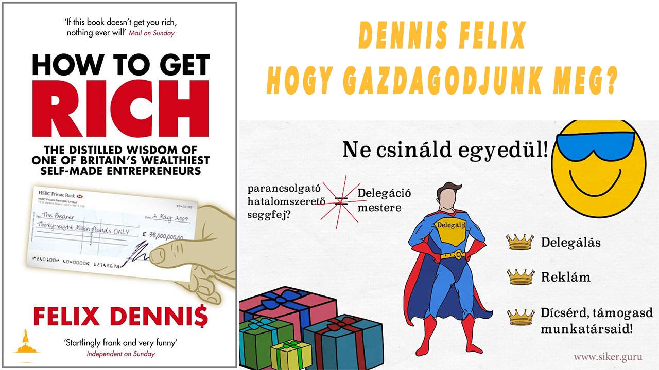 Dennis Felix Hogyan Gazdagodjunk Meg? SikerGuru Összefoglalás - Anita Andrade (How To Get Rich)