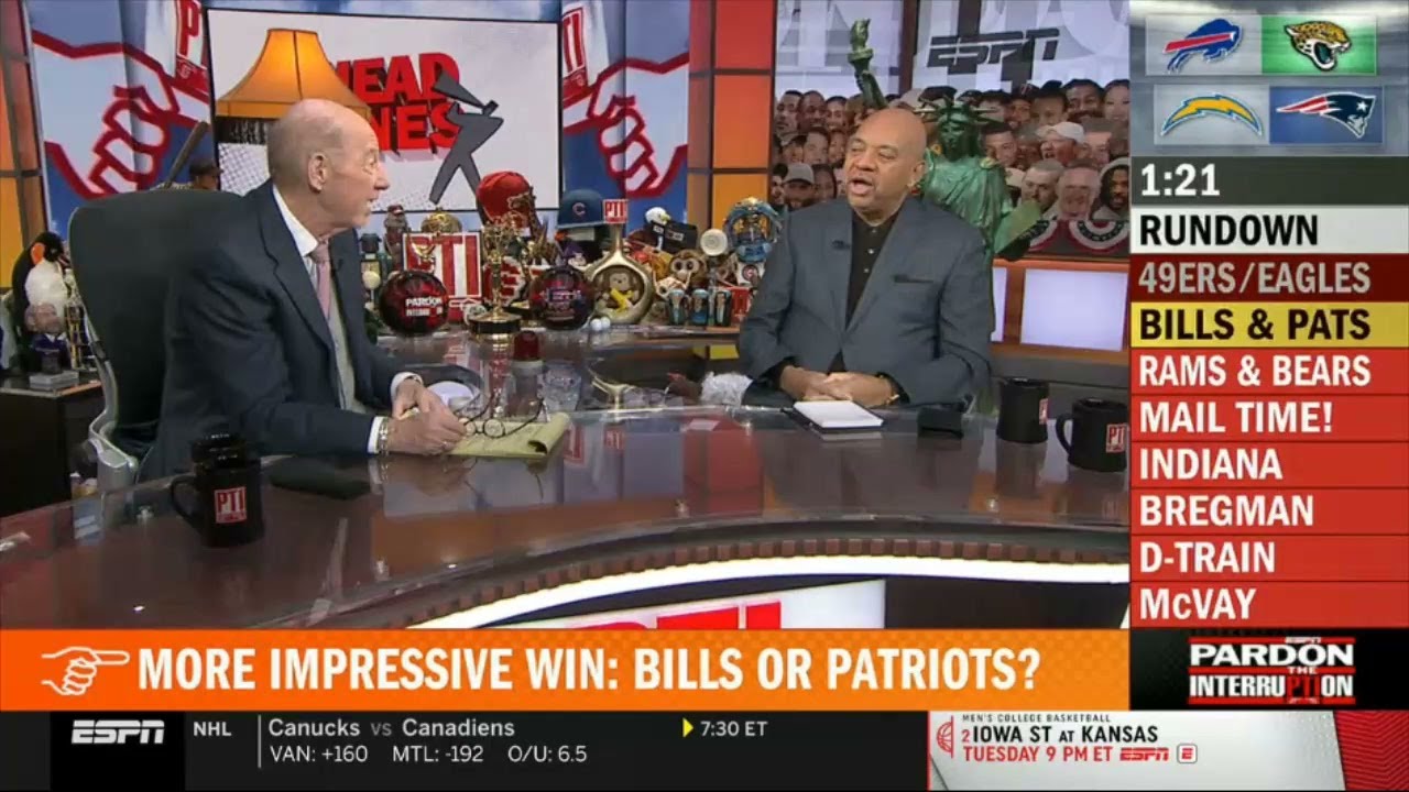 Pardon the Interruption | Michael Wilbon: Did the Bills or Patriots have a more impressive win?