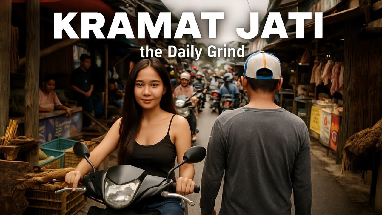 The Daily Grind at Pasar Kramat Jati in Jakarta Indonesia [4K HDR]