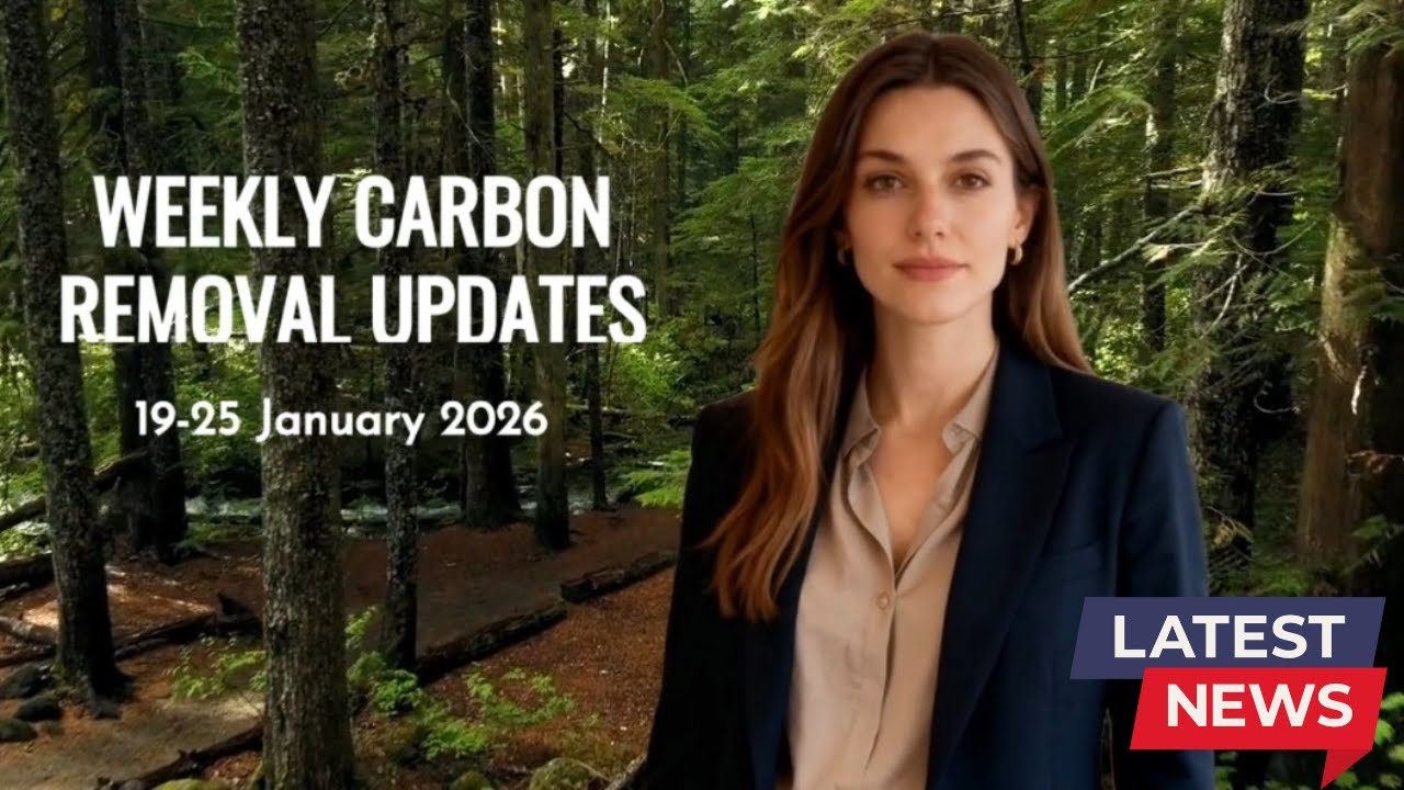 Weekly Carbon Removal Updates from 19 January - 25 January 2026 | CDR | Climate Tech