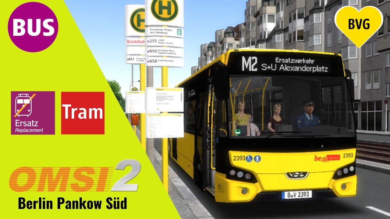 OMSI 2: M2 Tram Ersatzverkehr durch Heinersdorf | #2