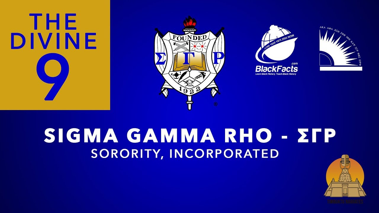 Sigma Gamma Rho Sorority with VO