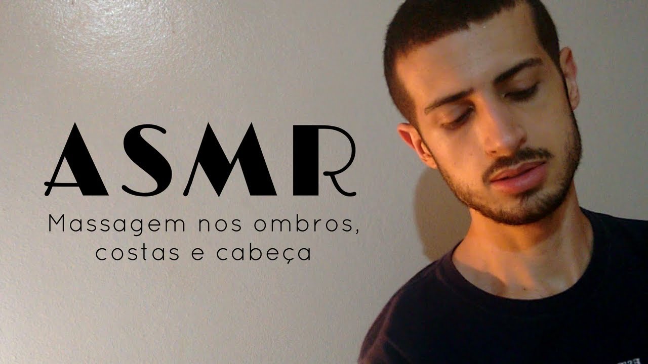 ASMR em Português [BINAURAL] - ROLEPLAY MASSAGEM NOS OMBROS, COSTAS E CABEÇA