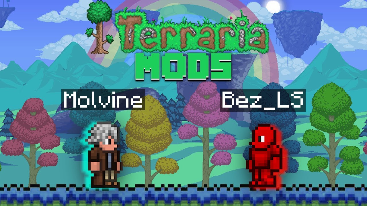 МОЛВИН и БЛС ИГРАЮТ с МОДАМИ Terraria | ОГРОМНЫЙ ДОНАТ | #10 | #terraria #майншилд @MOLVINE @Bez_LS